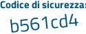 Il Codice di sicurezza è 3ee347a il tutto attaccato senza spazi
