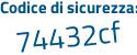 Il Codice di sicurezza è 3f continua con 664cf il tutto attaccato senza spazi