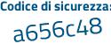 Il Codice di sicurezza è 4b segue f53c2 il tutto attaccato senza spazi