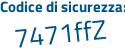 Il Codice di sicurezza è 4d47d42 il tutto attaccato senza spazi