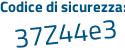 Il Codice di sicurezza è dcc276d il tutto attaccato senza spazi