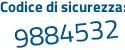 Il Codice di sicurezza è 7dc continua con Z1f2 il tutto attaccato senza spazi