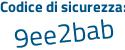 Il Codice di sicurezza è f3955Zb il tutto attaccato senza spazi