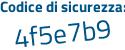 Il Codice di sicurezza è f9196 continua con b5 il tutto attaccato senza spazi