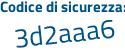 Il Codice di sicurezza è c2b4 continua con Z22 il tutto attaccato senza spazi