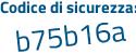 Il Codice di sicurezza è 63db2a7 il tutto attaccato senza spazi