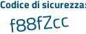 Il Codice di sicurezza è f85 continua con f66Z il tutto attaccato senza spazi