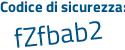 Il Codice di sicurezza è edb2c continua con 3d il tutto attaccato senza spazi