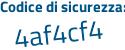 Il Codice di sicurezza è 9 continua con d1Ze96 il tutto attaccato senza spazi