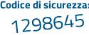 Il Codice di sicurezza è 5Ze5 continua con ed3 il tutto attaccato senza spazi