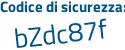 Il Codice di sicurezza è 2a728 continua con 9e il tutto attaccato senza spazi