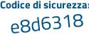 Il Codice di sicurezza è f2Zb9d9 il tutto attaccato senza spazi