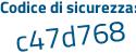 Il Codice di sicurezza è 4 continua con d2496a il tutto attaccato senza spazi
