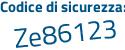 Il Codice di sicurezza è 83 continua con 61cf6 il tutto attaccato senza spazi