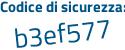 Il Codice di sicurezza è d poi 8a268d il tutto attaccato senza spazi