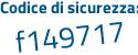 Il Codice di sicurezza è 49 continua con fdc37 il tutto attaccato senza spazi