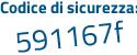 Il Codice di sicurezza è 8 continua con 75cb31 il tutto attaccato senza spazi
