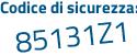 Il Codice di sicurezza è ffa4 continua con 769 il tutto attaccato senza spazi