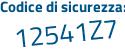 Il Codice di sicurezza è 684c poi 8f6 il tutto attaccato senza spazi