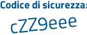 Il Codice di sicurezza è fc3fe17 il tutto attaccato senza spazi