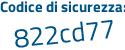 Il Codice di sicurezza è c9695 segue 2b il tutto attaccato senza spazi