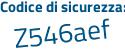 Il Codice di sicurezza è 8Z1 segue 248a il tutto attaccato senza spazi