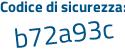 Il Codice di sicurezza è d113d segue 91 il tutto attaccato senza spazi