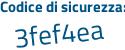 Il Codice di sicurezza è f continua con 9Za96c il tutto attaccato senza spazi