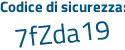 Il Codice di sicurezza è e326 continua con f8e il tutto attaccato senza spazi