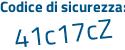 Il Codice di sicurezza è fbfd5 poi f4 il tutto attaccato senza spazi
