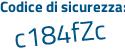 Il Codice di sicurezza è aa continua con 86c3a il tutto attaccato senza spazi