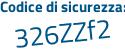 Il Codice di sicurezza è b9a7 poi c54 il tutto attaccato senza spazi