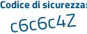 Il Codice di sicurezza è 1Z5de segue 2f il tutto attaccato senza spazi
