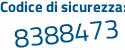 Il Codice di sicurezza è 293ae1d il tutto attaccato senza spazi