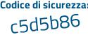 Il Codice di sicurezza è 19d continua con 97f8 il tutto attaccato senza spazi