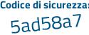 Il Codice di sicurezza è 3 poi 22b8ae il tutto attaccato senza spazi