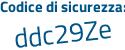 Il Codice di sicurezza è 5c segue f435e il tutto attaccato senza spazi