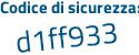 Il Codice di sicurezza è bef segue 9f29 il tutto attaccato senza spazi
