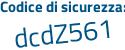 Il Codice di sicurezza è 1b continua con 1fca5 il tutto attaccato senza spazi