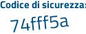 Il Codice di sicurezza è c2d9 segue 16e il tutto attaccato senza spazi