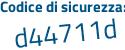 Il Codice di sicurezza è 214Z87f il tutto attaccato senza spazi