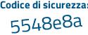 Il Codice di sicurezza è 93bZfd3 il tutto attaccato senza spazi