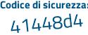 Il Codice di sicurezza è 3c9Z continua con ZZ8 il tutto attaccato senza spazi