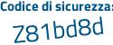Il Codice di sicurezza è c66 poi Zbb3 il tutto attaccato senza spazi