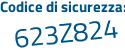 Il Codice di sicurezza è 275fdZd il tutto attaccato senza spazi