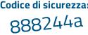 Il Codice di sicurezza è 34cf3 continua con 7b il tutto attaccato senza spazi