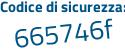 Il Codice di sicurezza è 94dbb continua con 7c il tutto attaccato senza spazi