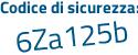 Il Codice di sicurezza è cZb5 continua con bdZ il tutto attaccato senza spazi