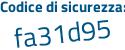Il Codice di sicurezza è 3ec segue 73eZ il tutto attaccato senza spazi