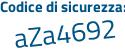 Il Codice di sicurezza è c7 poi e8f35 il tutto attaccato senza spazi